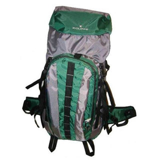 Hiking Backpack W/internal Frame, 25.5"x17.5"x6", Green/grey Case Pack 10