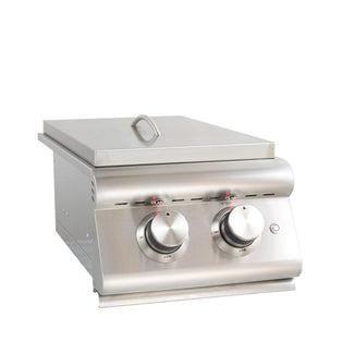 Blaze Built-In Premium LTE Double Side Burner with Lights